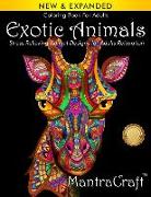 Coloring Book For Adults: Exotic Animals: Stress Relieving Animal Designs for Adults Relaxation