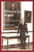 Written in Water Biography of Frederick Bernays Wiener