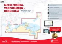 Sportbootkarten Satz 2: Mecklenburg-Vorpommern - Bornholm (Ausgabe 2020)