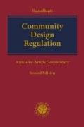 Community Design Regulation: An Article by Article Commentary