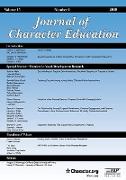 Journal of Character Education Volume 15 Issue 2 2019