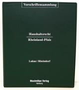 Vorschriftensammlung Haushaltsrecht Rheinland-Pfalz