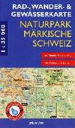 Naturpark Märkische Schweiz 1 : 35 000 Rad-, Wander- und Gewässerkarte