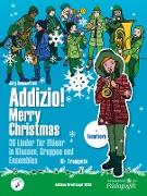 Addizio! Merry Christmas "36 Weihnachtslieder für Bläser in Klassen, Gruppen, Ensembles", B-Trompete