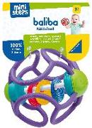 Ravensburger ministeps 4153 baliba Rasselball - Flexibler Greifling, Beißring und Babyrassel - Baby Spielzeug ab 3 Monate - lila