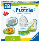 Ravensburger ministeps 4166 Bade-Puzzle Zoo - Badespielzeug, Spielzeug ab 18 Monate