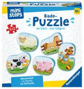 Ravensburger ministeps 4167 Bade-Puzzle Bauernhof - Badespielzeug, Spielzeug ab 18 Monate