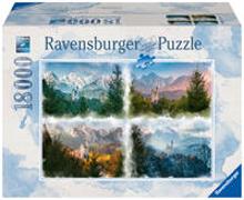 Ravensburger Puzzle 16137 - Märchenschloss in 4 Jahreszeiten - 18000 Teile Puzzle für Erwachsene und Kinder ab 14 Jahren, Riesenpuzzle mit großer Teilezahl