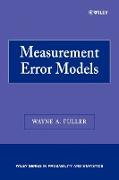 Measurement Error Models