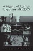 A History of Austrian Literature 1918-2000