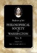 Bulletin of the Philosophical Society of Washington: Volume X