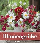 Blumengrüße 2021 - Postkartenkalender