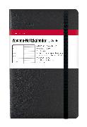 Wochen Notizkalender Black 2021 - Taschenplaner / Taschenkalender, 20 Monate, klein