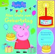 Peppa Pig - Wir feiern Geburtstag - Interaktives Geburtstags-Soundbuch mit 1 Melodie und leuchtender Kerze - Pappbilderbuch für Kinder ab 12 Monaten