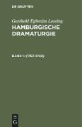 Hamburgische Dramaturgie: 1767¿1769, Band 1/2