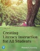 Creating Literacy Instruction for All Students Plus Mylab Education with Pearson Etext -- Access Card Package [With Access Code]