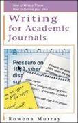 Writing for Academic Journals