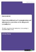 Cancer in adolescents. Communication and information provision at the diagnostic consultation