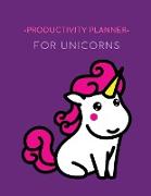 Productivity Planner For Unicorns