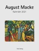 August Macke 2021. Kunstkarten-Einsteckkalender