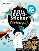 Kritzkratz-Sticker Winterspaß