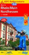 ADFC-Radtourenkarte 16 Rhein/Main Nordhessen 1:150.000, reiß- und wetterfest, E-Bike geeignet, GPS-Tracks Download