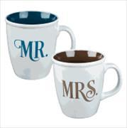 Mug Set 2 Piece MR and Mrs