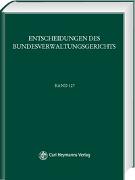 BVerwGE - Entscheidungen des Bundesverwaltungsgerichts / Stichworte Band 1-100 (BVerwG)