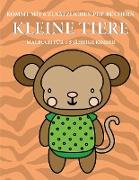 Malbuch für 4-5 jährige Kinder (Kleine Tiere): Dieses Buch enthält 40 stressfreie Farbseiten, mit denen die Frustration verringert und das Selbstvertr