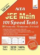 NTA JEE Main 101 Speed Tests (87 Chapter-wise + 12 Subject-wise + 2 Full)