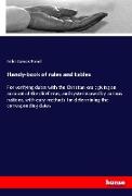 Handy-book of rules and tables