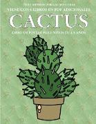 Libro de pintar para niños de 4-5 años (Cactus)