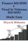 Finance Bill 2020 & Vivad Se Vishwaas Bill 2020 Made Easy