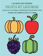 Livre de coloriage pour les enfants de 2 ans (Fruits et légumes)