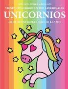 Libro de pintar para niños de 4-5 años (Unicornios)