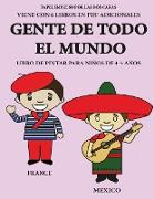 Libro de pintar para niños de 4-5 años (Gente de todo el mundo)