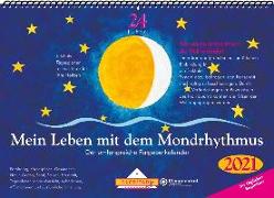 Mein Leben mit dem Mondrhythmus 2024 Wandkalender A4