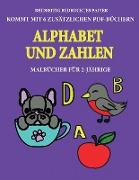 Malbücher für 2-Jährige (Alphabet und Zahlen)
