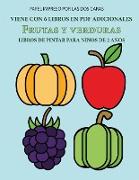 Libros de pintar para niños de 2 años (Frutas y verduras)