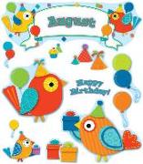 Boho Birds Birthday Bulletin Board Set