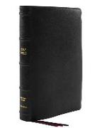 KJV Holy Bible, Giant Print Thinline Bible, Black Premier Goatskin Leather, Premier Collection, Red Letter, Comfort Print: King James Version