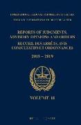 Reports of Judgments, Advisory Opinions and Orders/ Receuil Des Arrets, Avis Consultatifs Et Ordonnances, Volume 18 (2018-2019)