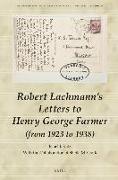 Robert Lachmann's Letters to Henry George Farmer (from 1923 to 1938)