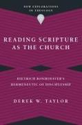 Reading Scripture as the Church