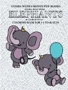 Coloring Book for 4-5 Year Olds (Elephants)