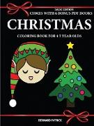 Simple Coloring Book for 4-5 Year Olds (Christmas)