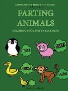 Coloring Book for 4-5 Year Olds (Farting Animals)
