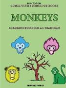 Coloring Book for 4-5 Year Olds (Monkeys)