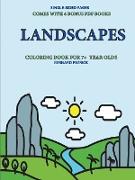 Coloring Book for 7+ Year Olds (Landscapes)