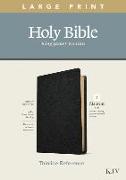 KJV Large Print Thinline Reference Bible, Filament Enabled Edition (Red Letter, Genuine Leather, Black)